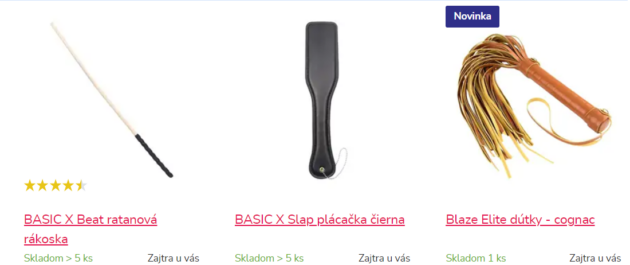 sexshop bdsm plácačky